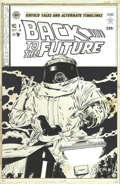 Cover for Back to the Future (IDW, 2015 series) #1 [Artist Edition Retailer Incentive Cover]