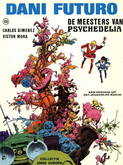 Cover for Collectie Jong Europa (Le Lombard, 1960 series) #[109] - Dani Futuro: De meesters van Psychedelia