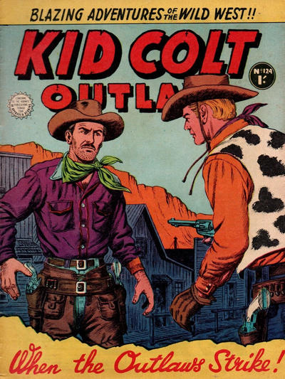 Cover for Kid Colt Outlaw (Horwitz, 1952 ? series) #124