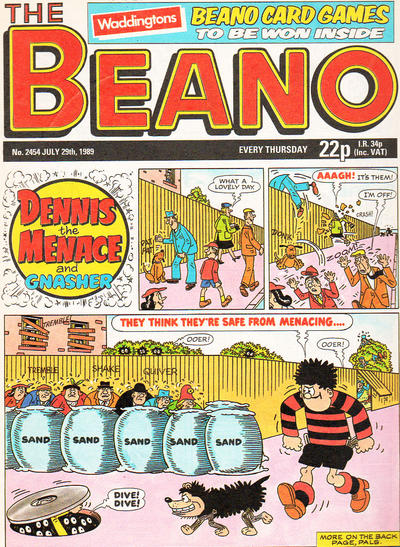 Cover for The Beano (D.C. Thomson, 1950 series) #2454