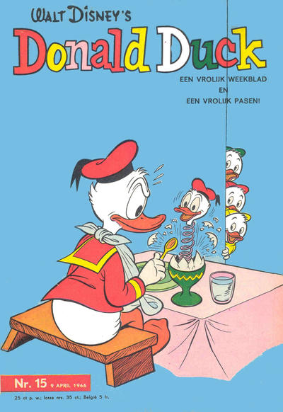 Cover for Donald Duck (Geïllustreerde Pers, 1952 series) #15/1966
