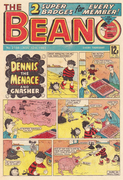 Cover for The Beano (D.C. Thomson, 1950 series) #2156