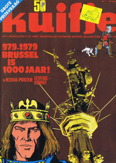 Cover for Kuifje (Le Lombard, 1946 series) #7/1979