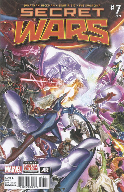 Cover for Secret Wars (Marvel, 2015 series) #7