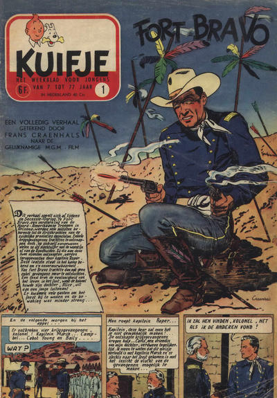Cover for Kuifje (Le Lombard, 1946 series) #1/1955