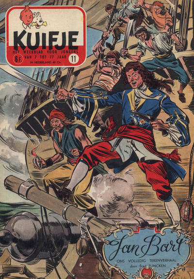 Cover for Kuifje (Le Lombard, 1946 series) #11/1955
