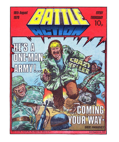 Cover for Battle Action (IPC, 1977 series) #18 August 1979 [232]