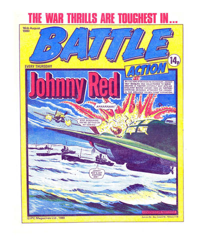 Cover for Battle Action (IPC, 1977 series) #16 August 1980 [276]
