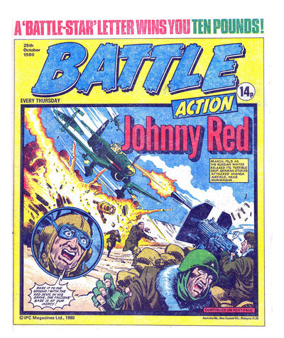 Cover for Battle Action (IPC, 1977 series) #25 October 1980 [286]