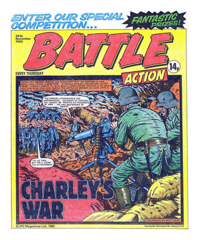 Cover for Battle Action (IPC, 1977 series) #29 November 1980 [291]