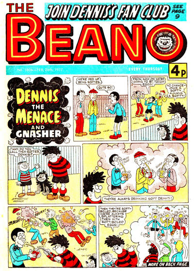 Cover for The Beano (D.C. Thomson, 1950 series) #1806