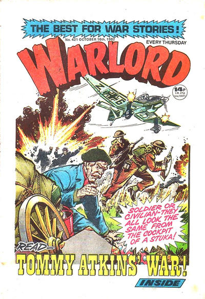 Cover for Warlord (D.C. Thomson, 1974 series) #421