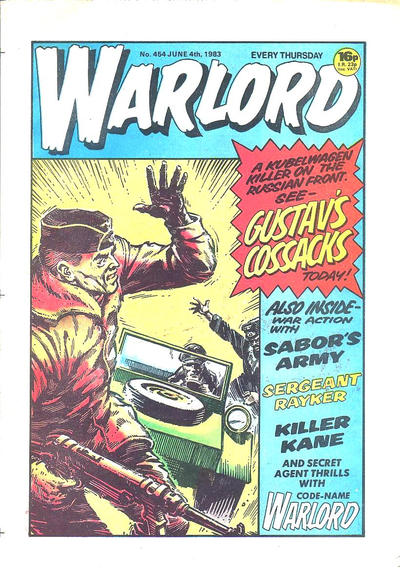 Cover for Warlord (D.C. Thomson, 1974 series) #454