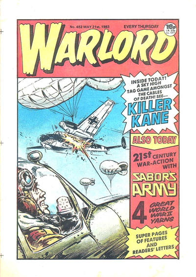 Cover for Warlord (D.C. Thomson, 1974 series) #452