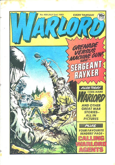 Cover for Warlord (D.C. Thomson, 1974 series) #458