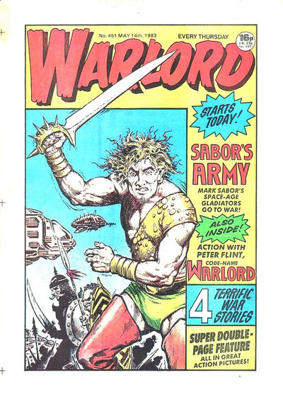 Cover for Warlord (D.C. Thomson, 1974 series) #451