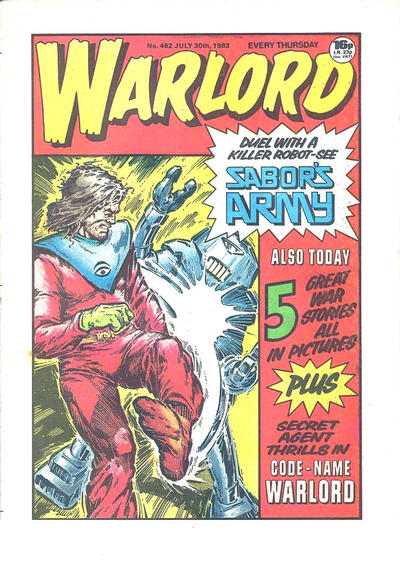 Cover for Warlord (D.C. Thomson, 1974 series) #462