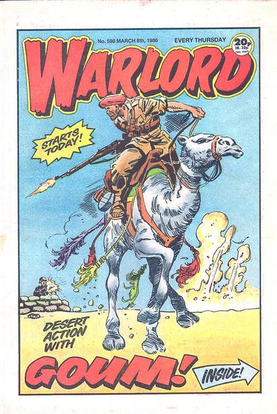 Cover for Warlord (D.C. Thomson, 1974 series) #598