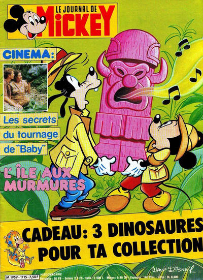 Cover for Le Journal de Mickey (Hachette, 1952 series) #1715