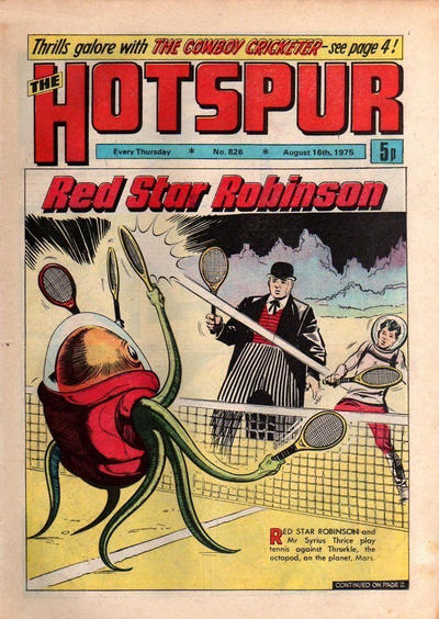 Cover for The Hotspur (D.C. Thomson, 1963 series) #826