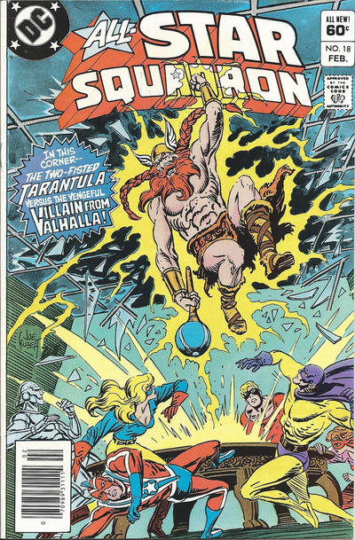 Cover for All-Star Squadron (DC, 1981 series) #18 [Newsstand]