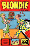 Cover for Blondie (Romanforlaget, 1968 series) #1/1968