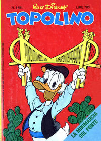 Cover Thumbnail for Topolino (Mondadori, 1949 series) #1401