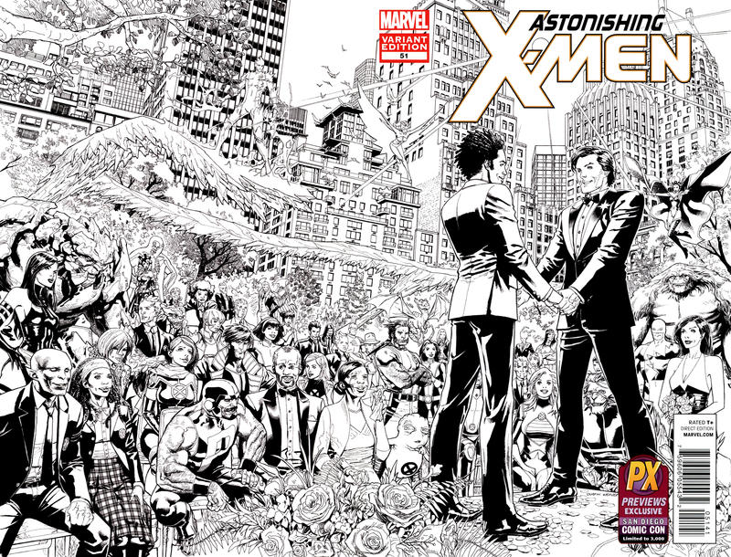 Cover for Astonishing X-Men (Marvel, 2004 series) #51 [SDCC PX Previews Exclusive]