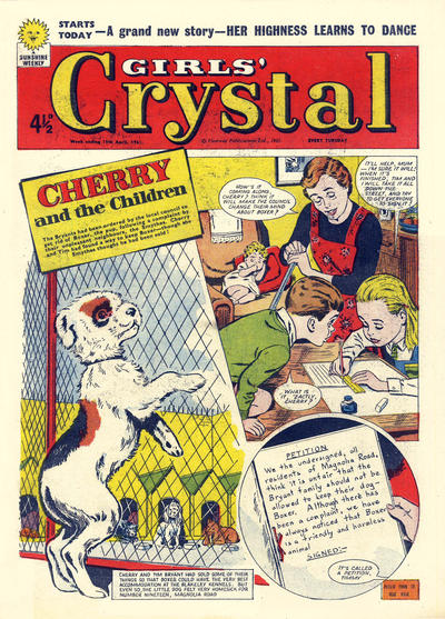 Cover for Girls' Crystal (Amalgamated Press, 1953 series) #1330