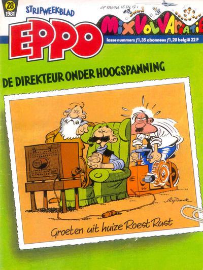 Cover for Eppo (Oberon, 1975 series) #28/1981