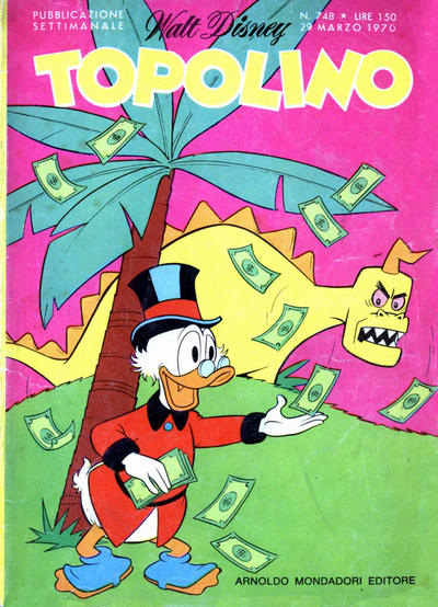 Cover for Topolino (Mondadori, 1949 series) #748