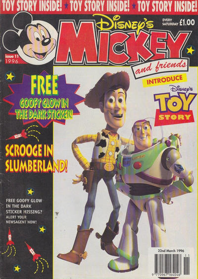 Cover for Mickey and Friends (Fleetway Publications, 1992 series) #11/1996