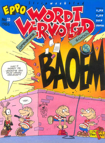Cover for Eppo Wordt Vervolgd (Oberon, 1985 series) #33/1986