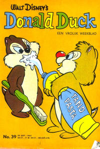 Cover Thumbnail for Donald Duck (Geïllustreerde Pers, 1952 series) #39/1962