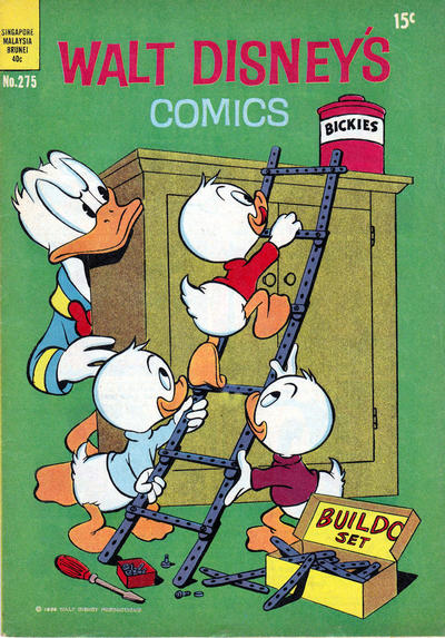 Cover for Walt Disney's Comics (W. G. Publications; Wogan Publications, 1946 series) #275