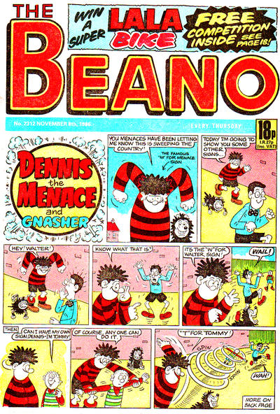 Cover for The Beano (D.C. Thomson, 1950 series) #2312