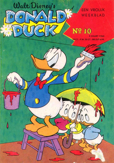 Cover for Donald Duck (Geïllustreerde Pers, 1952 series) #10/1960
