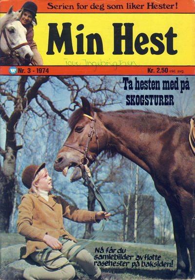 Cover for Min hest (Illustrerte Klassikere / Williams Forlag, 1972 series) #3/1974