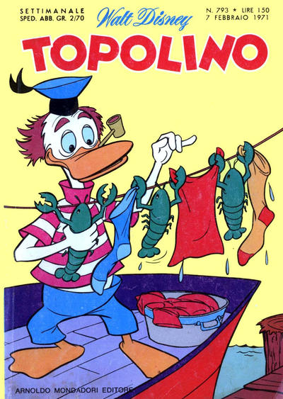 Cover for Topolino (Mondadori, 1949 series) #793
