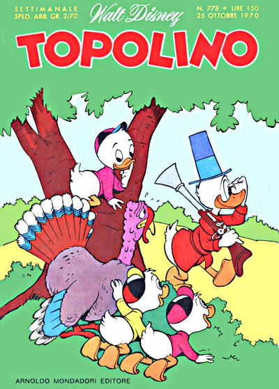 Cover for Topolino (Mondadori, 1949 series) #778
