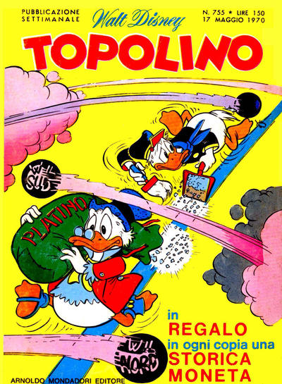 Cover for Topolino (Mondadori, 1949 series) #755
