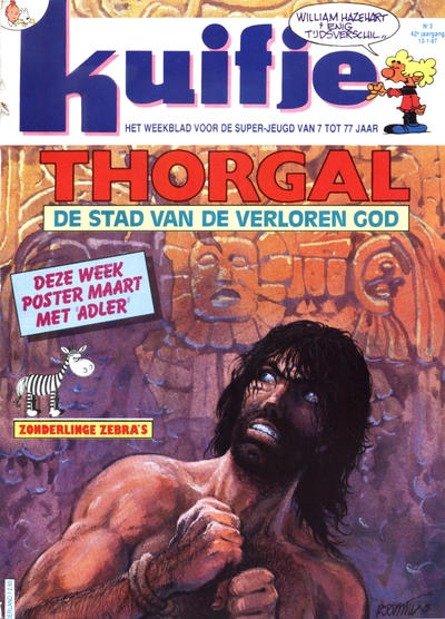 Cover for Kuifje (Le Lombard, 1946 series) #3/1987