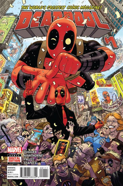 Cover for Deadpool (Marvel, 2016 series) #1 [Tony Moore]