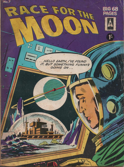 Cover for Race for the Moon (Thorpe & Porter, 1962 ? series) #7