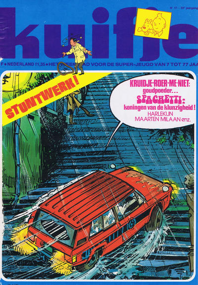 Cover for Kuifje (Le Lombard, 1946 series) #17/1978