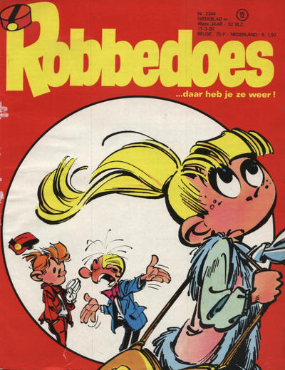 Cover for Robbedoes (Dupuis, 1938 series) #2344