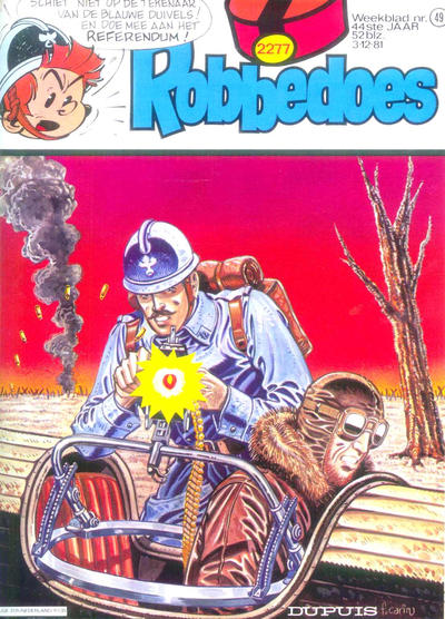 Cover for Robbedoes (Dupuis, 1938 series) #2277