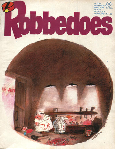 Cover for Robbedoes (Dupuis, 1938 series) #2345