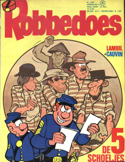 Cover for Robbedoes (Dupuis, 1938 series) #2357