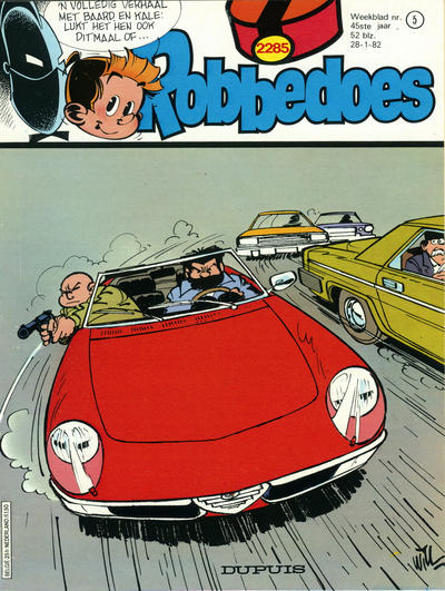 Cover for Robbedoes (Dupuis, 1938 series) #2285